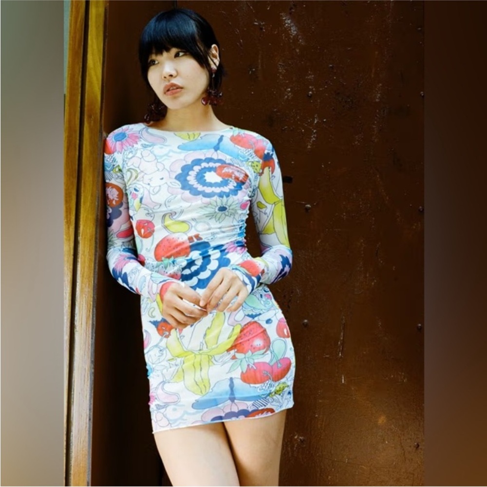 NWT Wray Women's Long Sleeve Maximalist Dress - Multicolor Floral